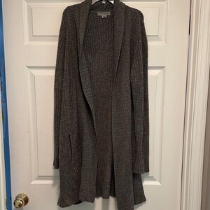 Barefoot Dreams Heather Gray Cozy Cardigan